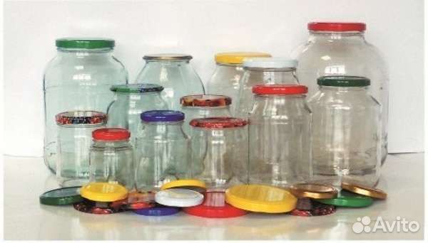 Банка стеклянная винт. от 10р
