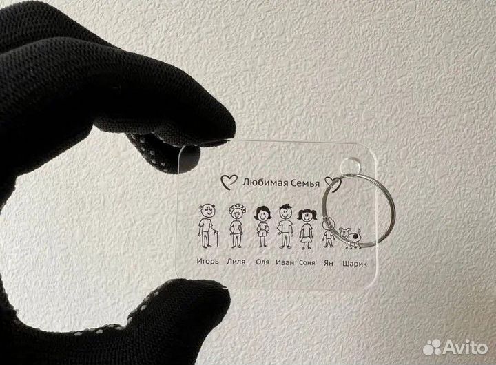 Брелок с фото