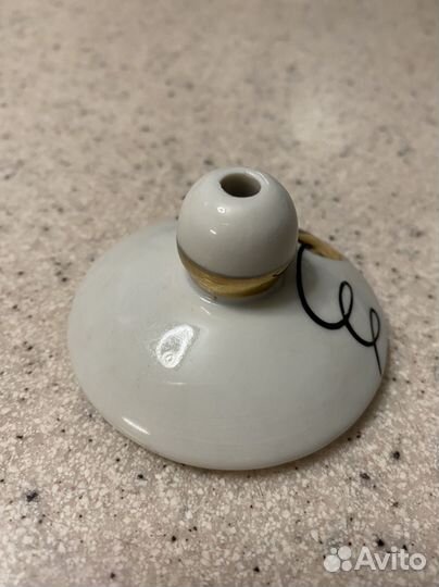 Крышка для заварочного чайника фарфор СССР