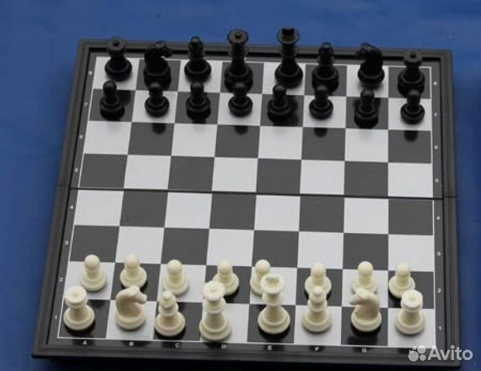 Магнитный игровой набор 2 в 1 шахматы + шашки