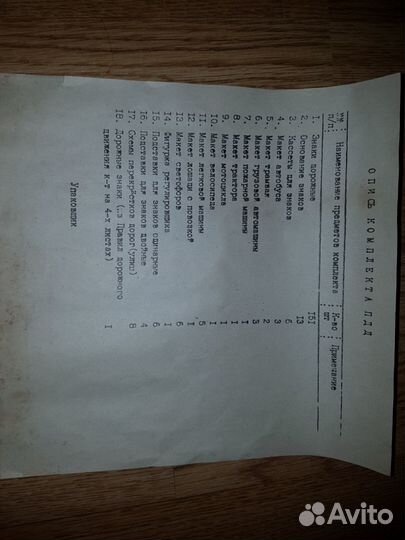 Набор правил дорожного движения СССР