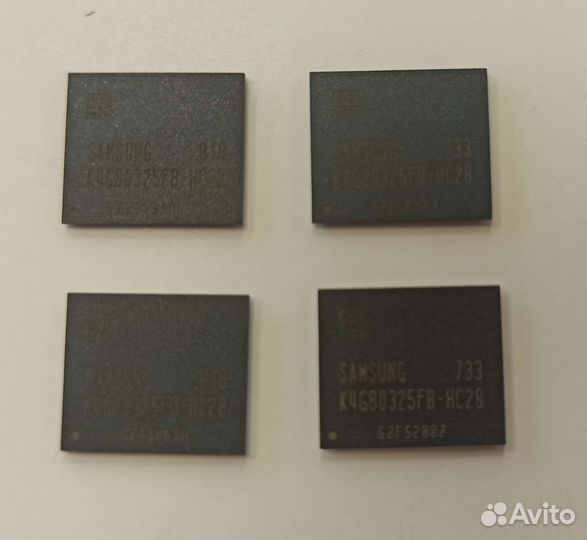 Чипы k4g80325fb hc-28 для видеокарт