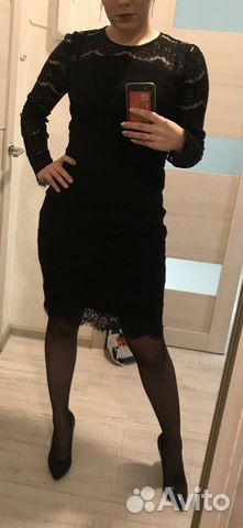 Платье черное