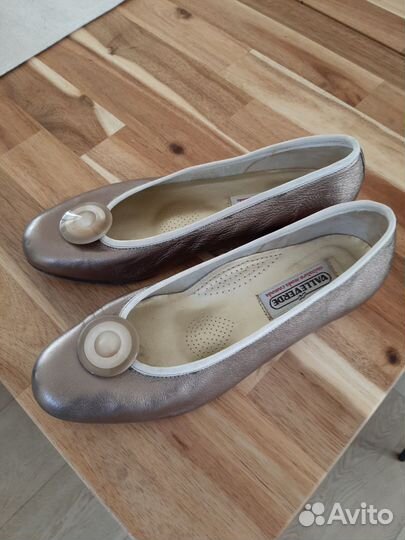 Балетки натуральная кожа 37