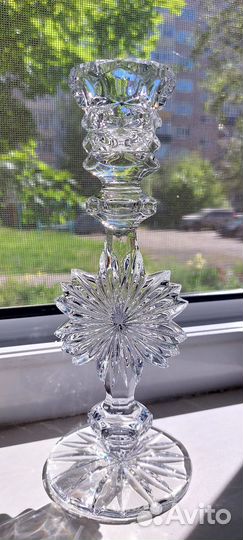 Подсвечник хрустальный СССР