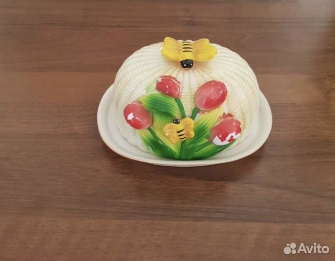 Масленка керамическая