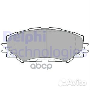 Колодки тормозные дисковые перед LP2002 Delphi