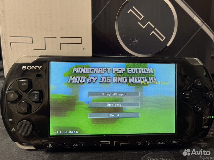 Новая Sony playstation psp Black 3000 с 150 играми