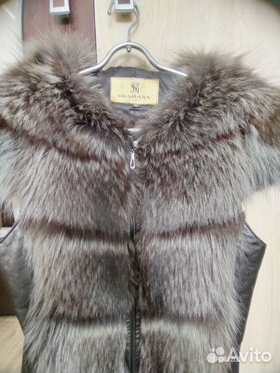 Меховая жилетка писец
