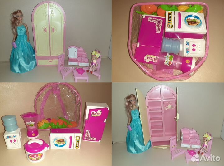 Кукольный Набор мебели и бытовой техники