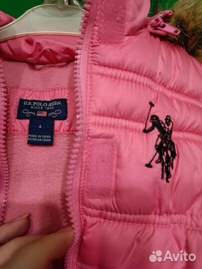 Куртка для девочки 104 US Polo демисезон