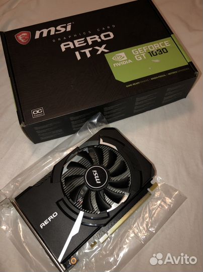 Видеокарта MSI geforce GT 1030 aero ITX