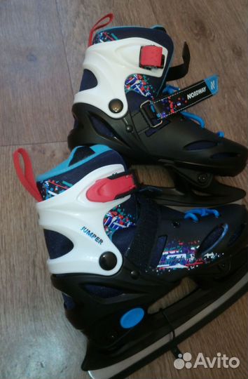 Коньки раздвижные детские Nordway размер 30-33
