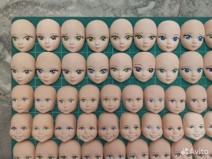 Личики для ватных игрушек