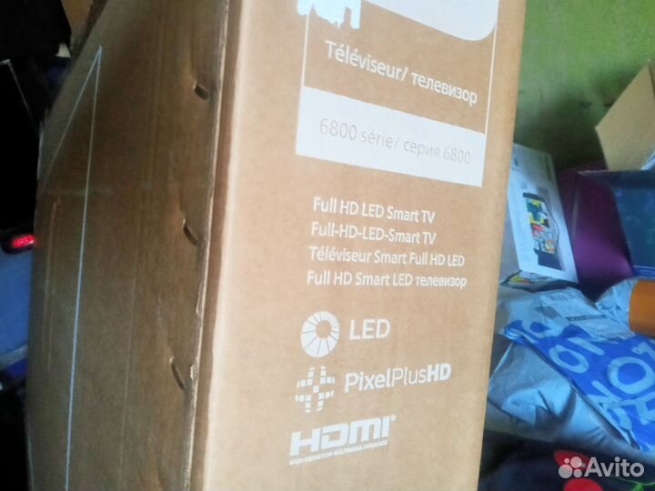 Телевизор smart tv phillips, 43 дюйма новый