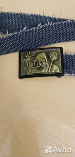 Ремень джинсовый