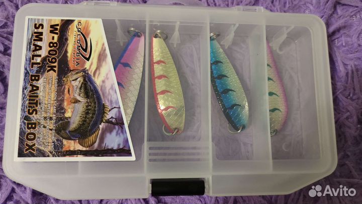 Набор блесен Smith Buch 18g и 24g с коробкой