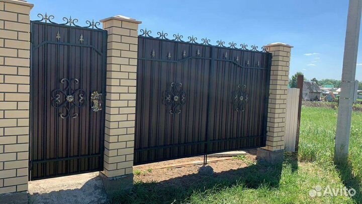 Ворота кованые распашные