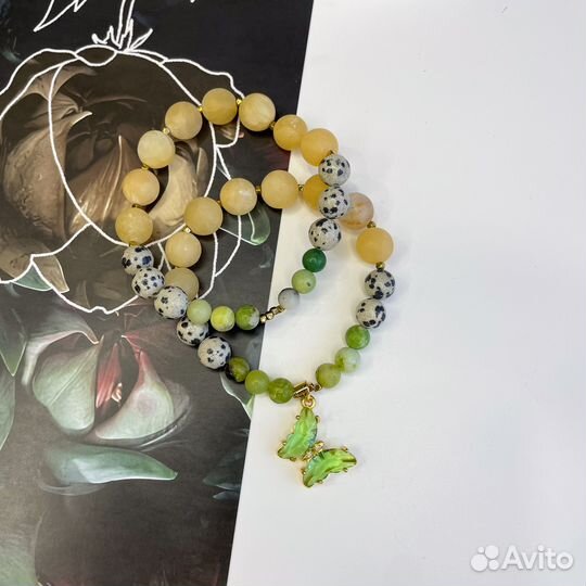 Браслет из разных натуральный камней