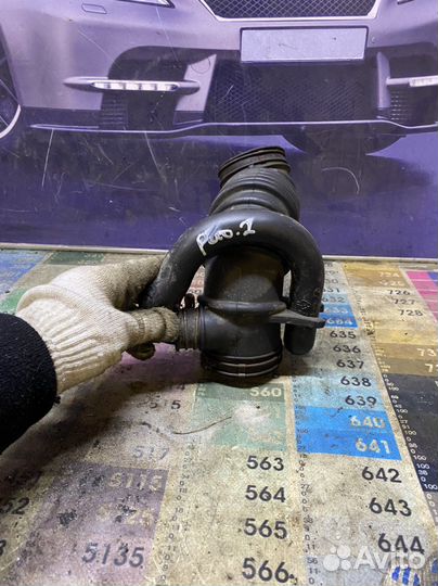 Патрубок воздушного фильтра на kia rio 2