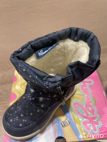 Сапоги зимние дутики девочка 25р