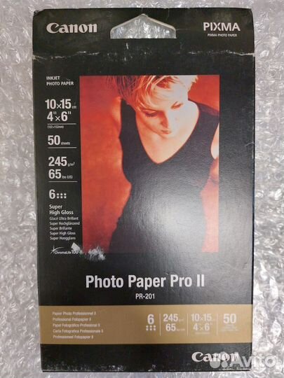 Фотобумага Canon PR-201 суперглянцевая 10x15