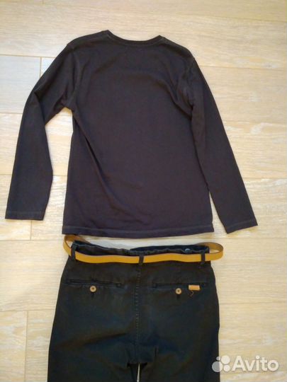 Лонгслив футболка с рукавами Zara р.128