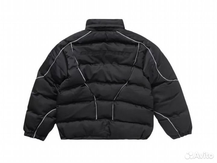 Пуховик supreme x Jordan рефлектив