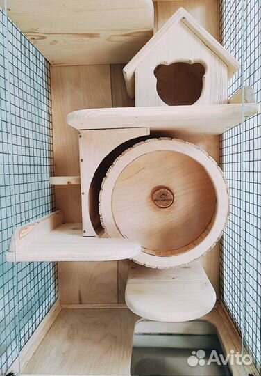 Клетка-витрина для шиншилл, дегу, хорька, белки
