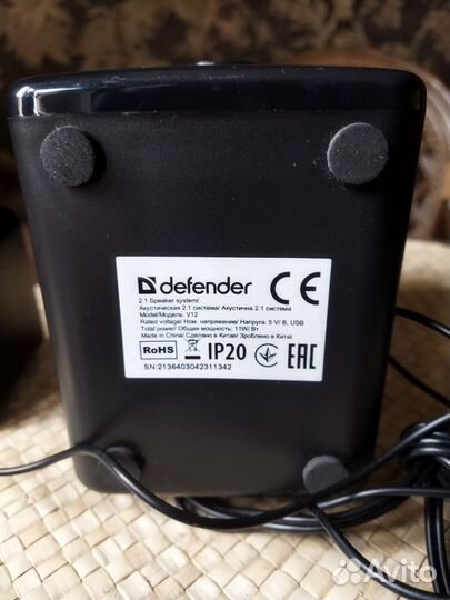 Колонки компьютерные Defender V12
