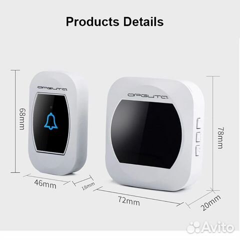 Орбита OT-HOC18 Белый Звонок дистанц (220В, 200м)
