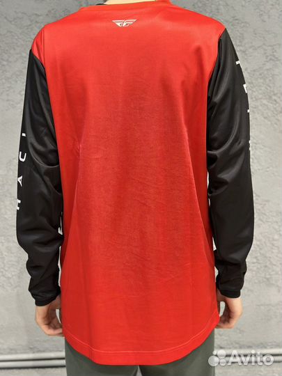 Джерси FLY racing F-16 (красный/черный, S)