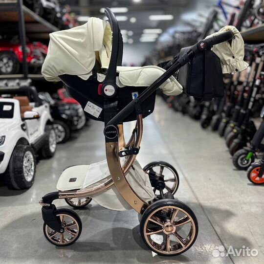 Коляска luxmom 3 в 1 трансформер