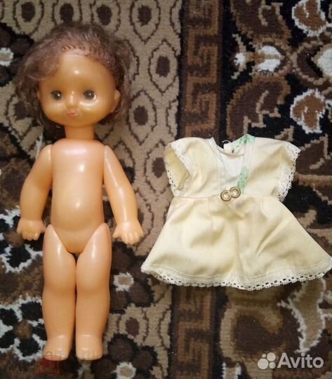 Кукла,40см,35см,ссср,рука левая 12см