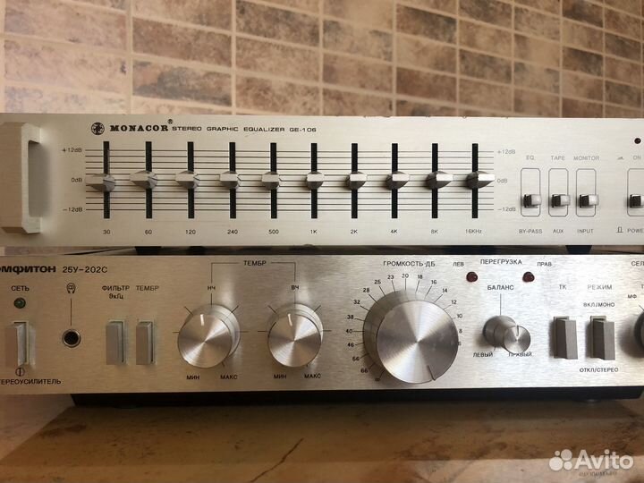 Эквалайзер Monacor GE-106 (1979 год)