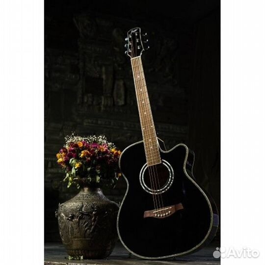 Гитара Акустическая Flight F-230C BK (Комплект)