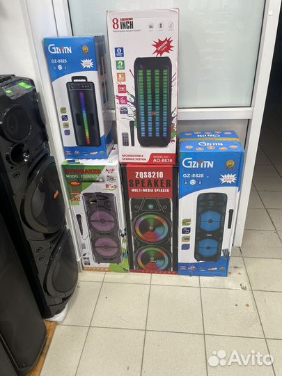 Блютуз колонка с караоке