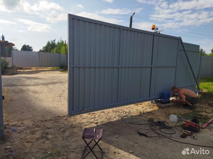 Заборы из профнастила под ключ