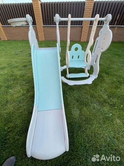 Детская горка пластиковая бу