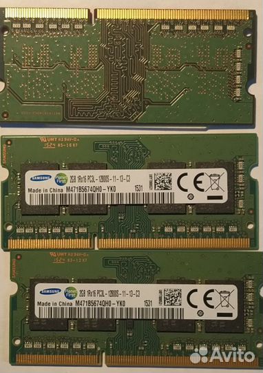 Sodim DDR3 DDR3L 2Gb кучка