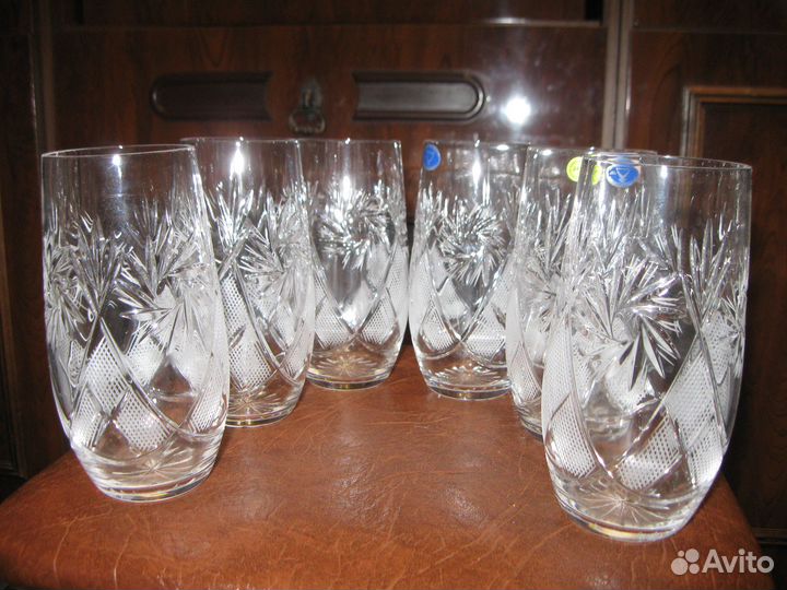 Хрустальные стаканы