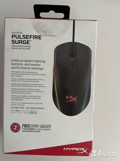 Мышка Hyperx pulsefire surge