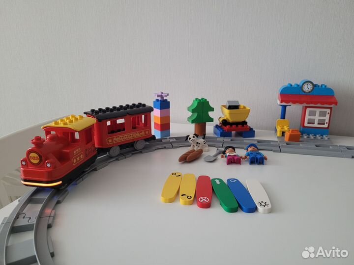 Lego duplo поезд 10874 полный набор с коробкой