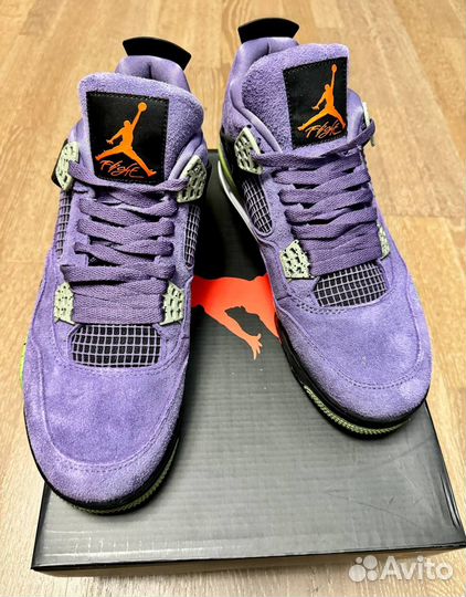 Кроссовки Nike Air Jordan 4 Canyon Purple Lux