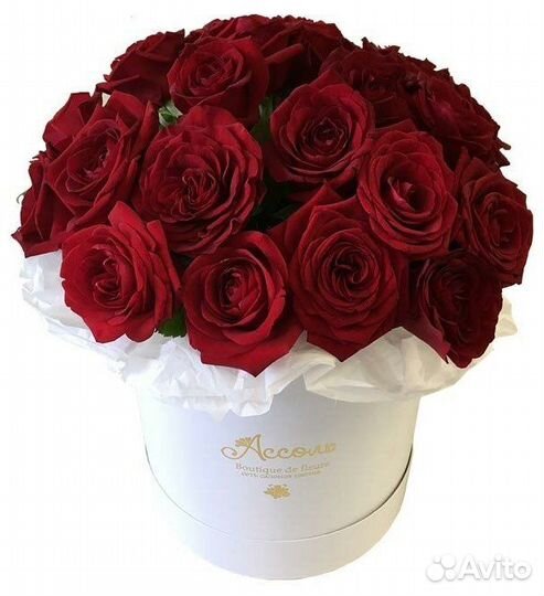 Розы в коробке Доставка Цветы