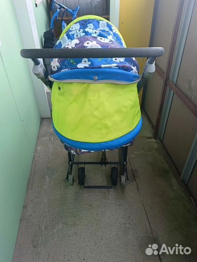 Детские санки коляска