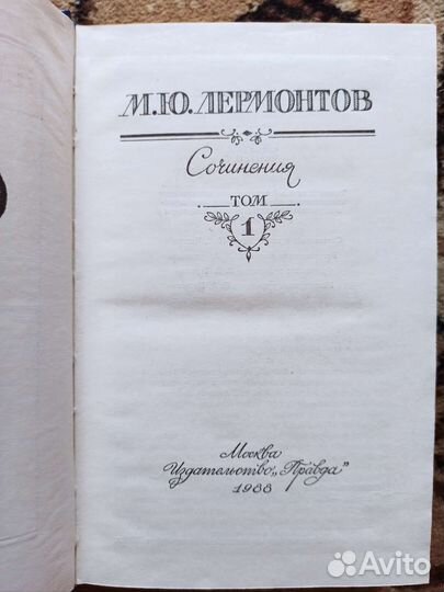 Лермонтов М. Ю. Двухтомник