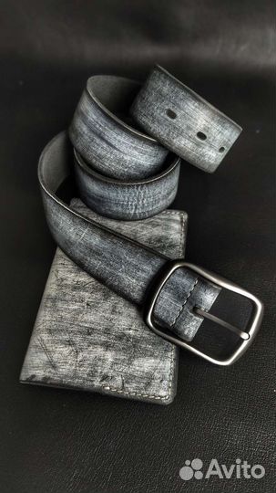 Ремень кожаный. Ручная работа