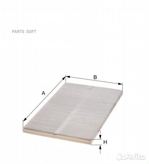 Hengst filter E915LI Фильтр салона audi A6 94-97 с