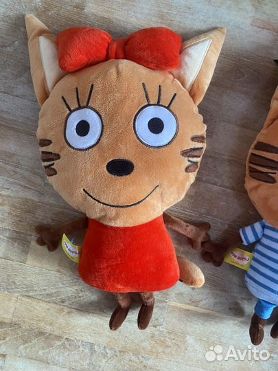 Мягкие игрушки-подушки Три кота